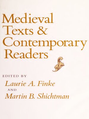 cover image of Medieval Texts and Contemporary Readers